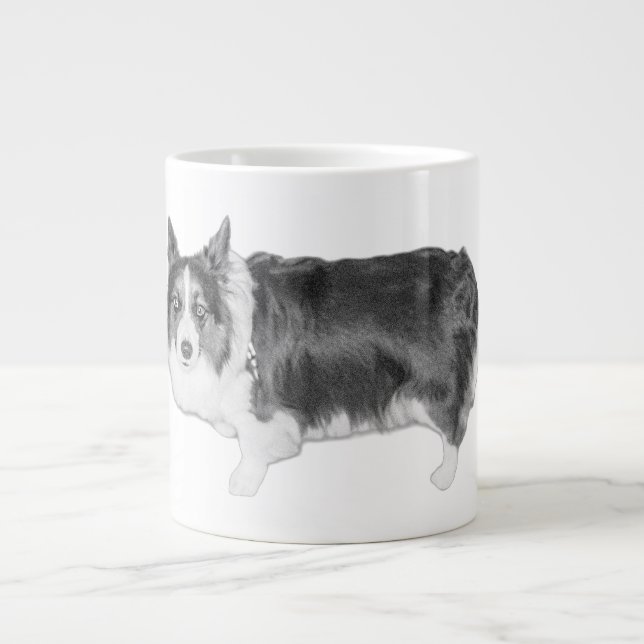 Caneca De Café Grande Curioso Guardião (Frente)