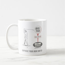 Caneca De Café Grande Curso de Golfe de Tee La Mirada
