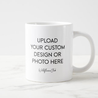 Caneca De Café Grande Custom Gift Jumbo Mug 20oz.