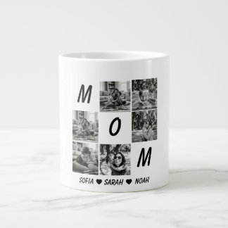 Caneca De Café Grande Custom Mom Photo Mug: Personalized Mothers Day
