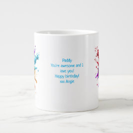 Caneca De Café Grande custom / personalised NEUROSPICY neurodiversity 