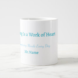 Caneca De Café Grande Custom Teacher Gift Mug 