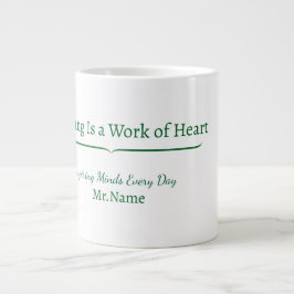 Caneca De Café Grande Custom Teacher Gift Mug 