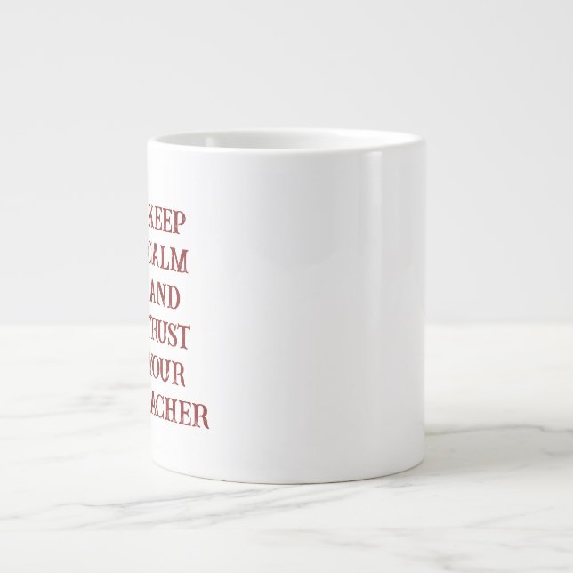 Caneca De Café Grande Custom Teacher Gift Mug  (Frente)