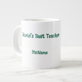 Caneca De Café Grande Custom Teacher Gift Mug