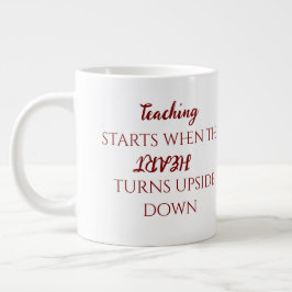 Caneca De Café Grande Custom Teacher Gift Mug 