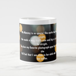 Caneca De Café Grande Customized Poem on Birthday Mug