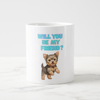 Caneca De Café Grande Cute Dog Mug