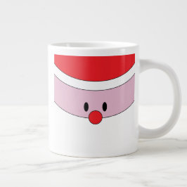 Caneca De Café Grande Cute Santa Claus