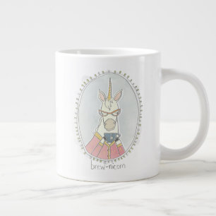 Caneca De Café Grande Cutie cafeinado   Brew Unicorn
