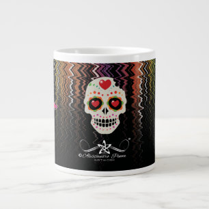 Caneca De Café Grande D.D.L.M. Calavera