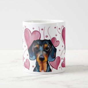 Caneca De Café Grande Dachshund