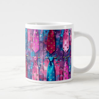 Caneca De Café Grande Daddy's Tie Collection Jumbo Ceramic Mug