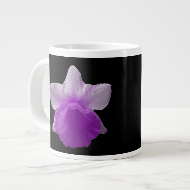 Caneca De Café Grande Daffodil Purple Mug (Frente Esquerda)