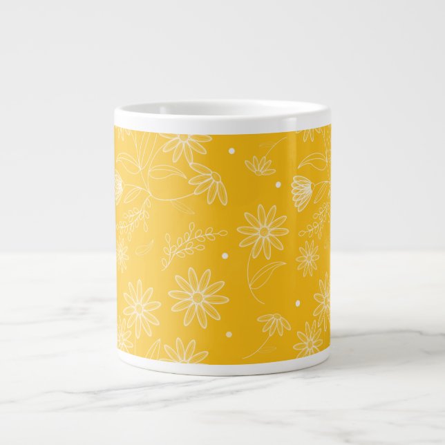 Caneca De Café Grande Daisy (Frente)