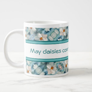 Caneca De Café Grande Daisy Blooms