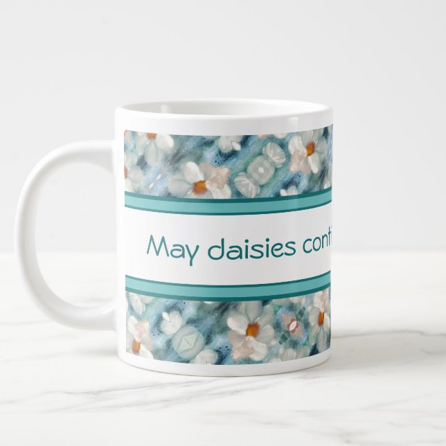 Caneca De Café Grande Daisy Blooms (Esquerda)