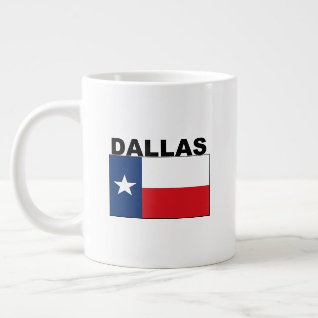 Caneca De Café Grande Dallas, TX (Esquerda)