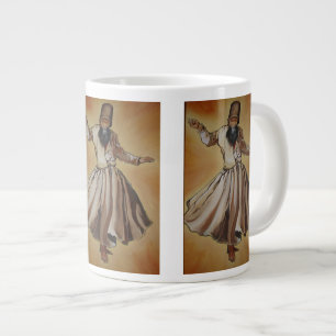 Caneca De Café Grande Dançando Dervish Ottoman Dynastia Art
