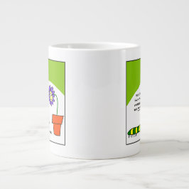 Caneca De Café Grande Dançarino de Cartoon de Cartoon Caterillar