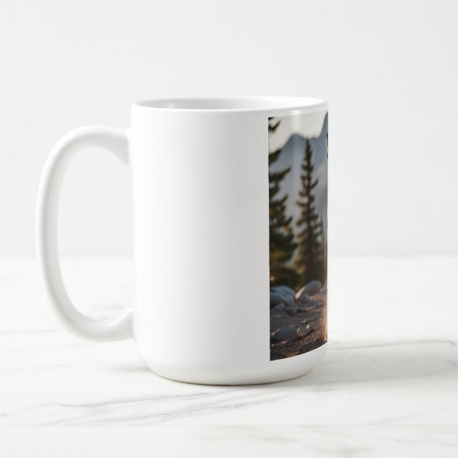 Caneca De Café Grande Dane Elegante Coffee Mug (Esquerda)