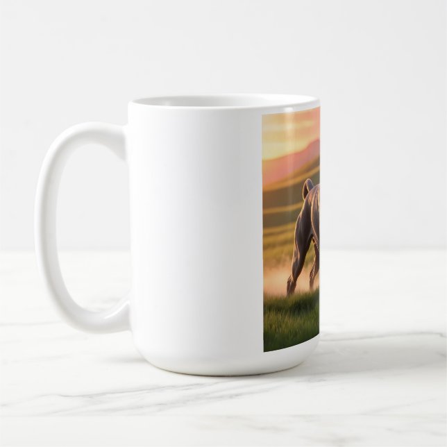 Caneca De Café Grande Dane Elegante Coffee Mug (Esquerda)