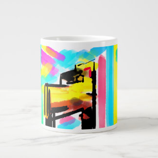 Caneca De Café Grande Dane grande alegria