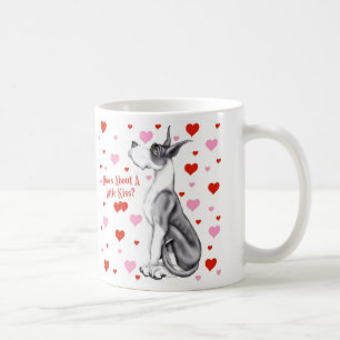 Caneca De Café Grande Dane Mantle Kiss