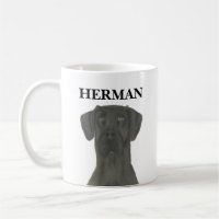 Grande Dane Preto Personalizado