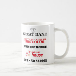 Caneca De Café Grande Dane Walking Respostas