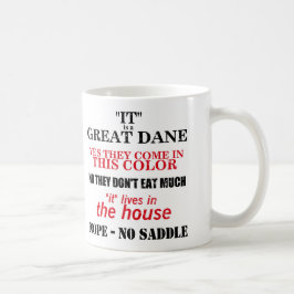 Caneca De Café Grande Dane Walking Respostas
