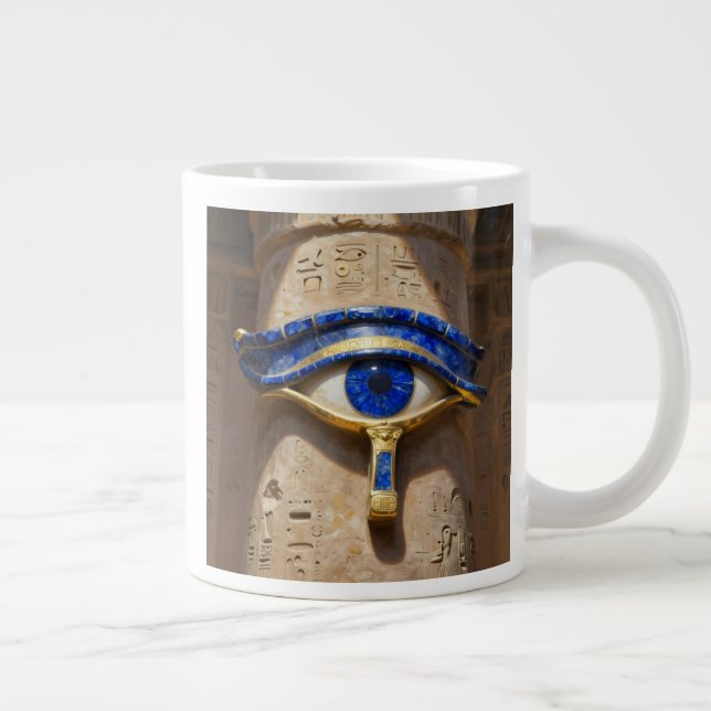 Caneca De Café Grande Das Ägyptische Auge´6 (Direita)
