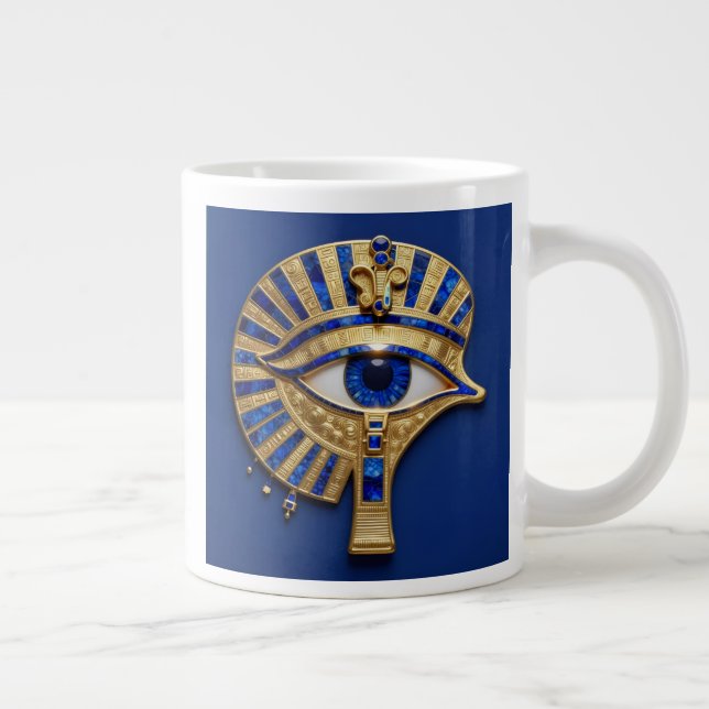 Caneca De Café Grande Das Ägyptische Auge´8 (Direita)