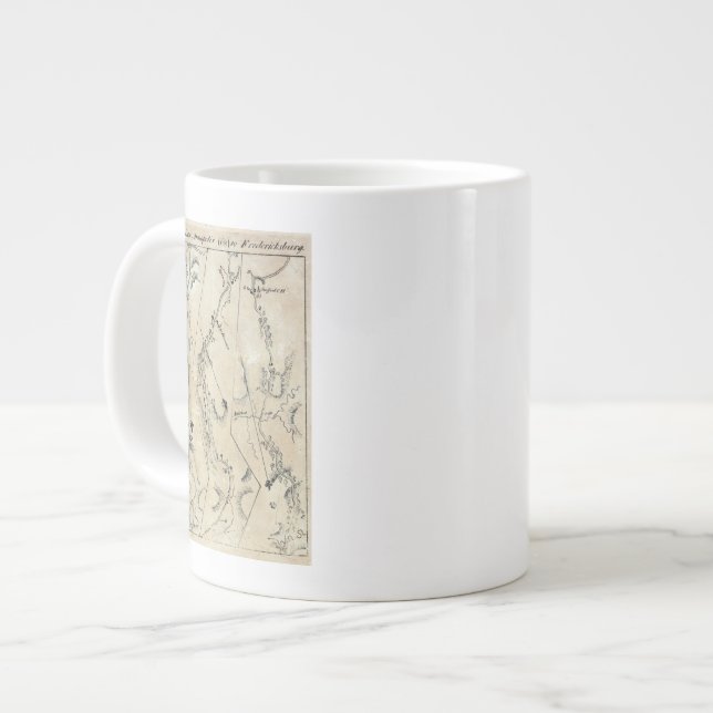 Caneca De Café Grande De Annapolis a Fredericksburg 68 (Frente Esquerda)