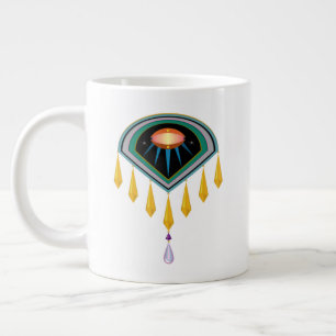 Caneca De Café Grande Deco Space Egg Jumbo Mug