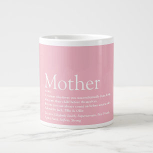 Caneca De Café Grande Definição de Melhor Mãe do Mundo