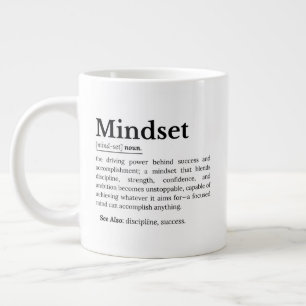 Caneca De Café Grande Definição de Mindset