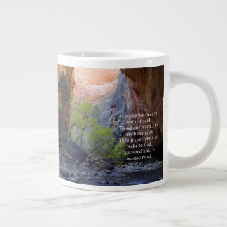 Caneca De Café Grande Definição de Objetivos Inspirativos