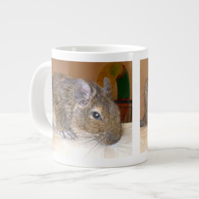 Caneca De Café Grande Degu Relaxing Mug (Frente Esquerda)