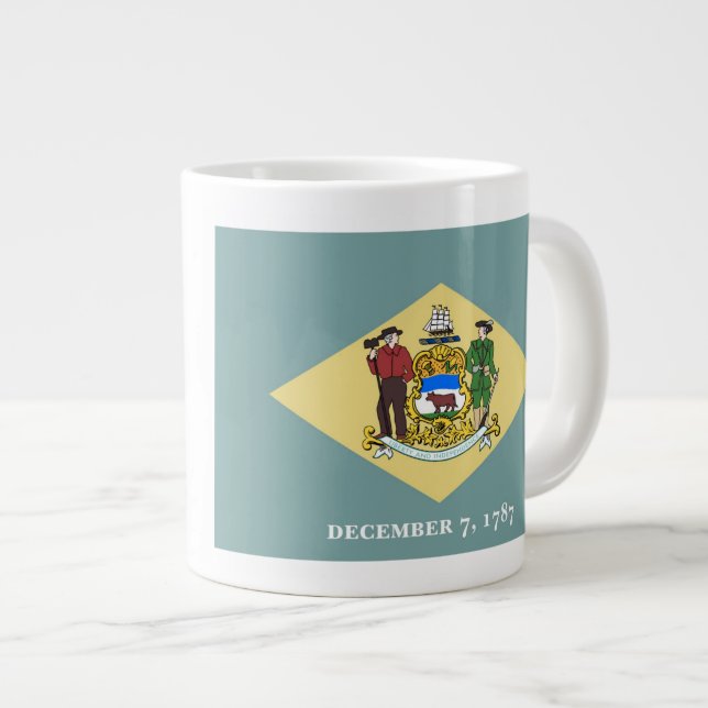 Caneca De Café Grande Delaware (Frente Esquerda)