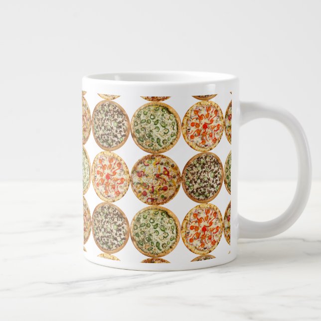 Caneca De Café Grande Delícias de pizza (Direita)