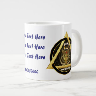 Caneca De Café Grande Dentista Adiciona sua foto JUMBO Mug