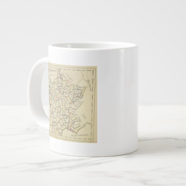 Caneca De Café Grande departamentos franceses (Frente Esquerda)