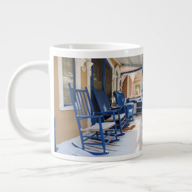 Caneca De Café Grande Depois da queda de neve - Martha's Vineyard (Esquerda)