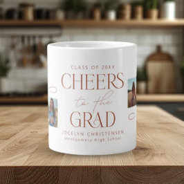 Caneca De Café Grande Depois, e agora, oferta de graduação de colagem de