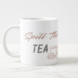 Caneca De Café Grande Derrame o Chá Presente de Aniversário Bonito e Est