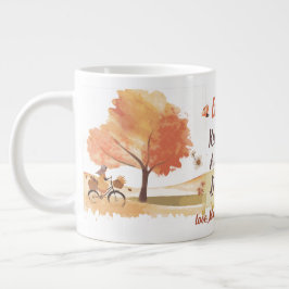 Caneca De Café Grande Desabrochar Onde Você Está Plantado | Garota de Vo