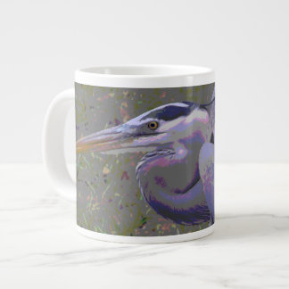 Caneca De Café Grande Desafio Heron Azul do excelente