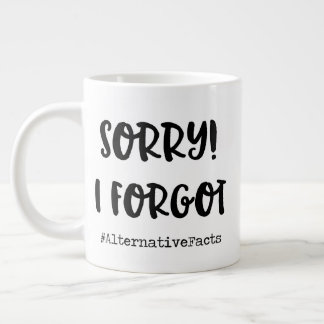 Caneca De Café Grande Desculpe, esqueci!
