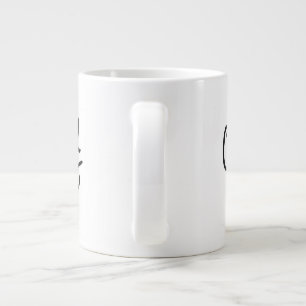 Caneca De Café Grande Desenho